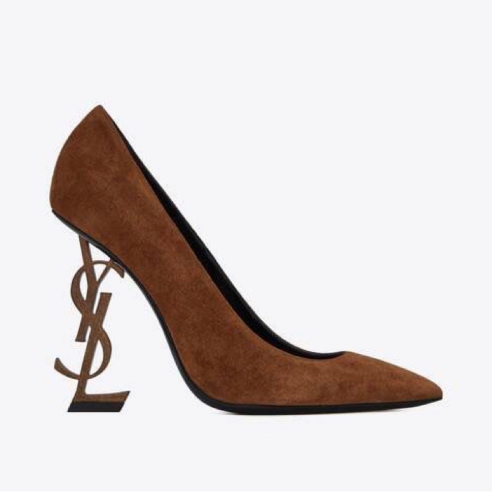 Brand new & never worn chestnut brown YSL pumps. With original box and dust bags